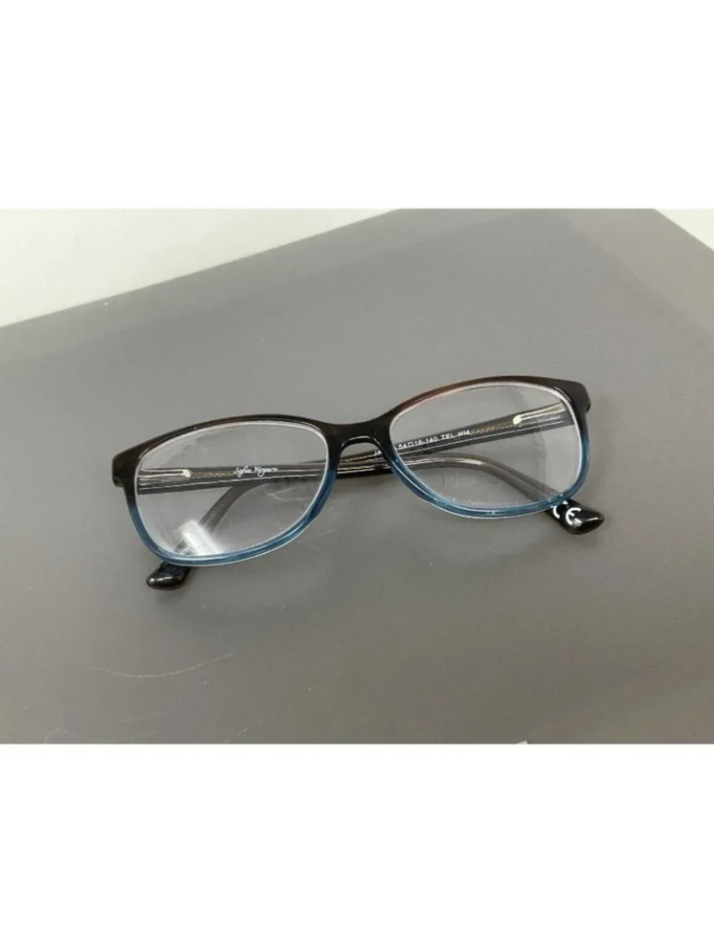 Sofia Vergara Eyeglasses Womens Tortoise Blue Jayda 54-16-140